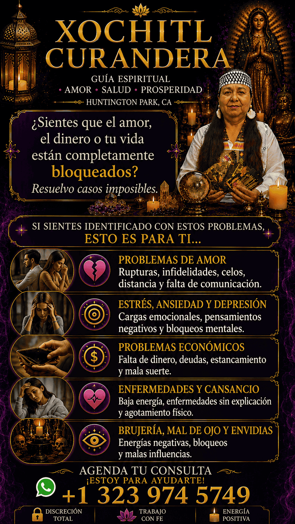 Xochitl Curandera - guía espiritual, amor, salud y prosperidad